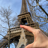 Hand-painted Eiffel Tower Paris Claw Hair Clip | Eco-Friendly