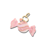 Hand-painted Bonbon Candy Bag Charm + Keychain | Eco-Friendly
