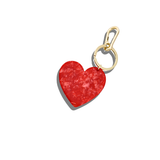 Handmade Heart Bag Charm + Keychain | Eco-Friendly