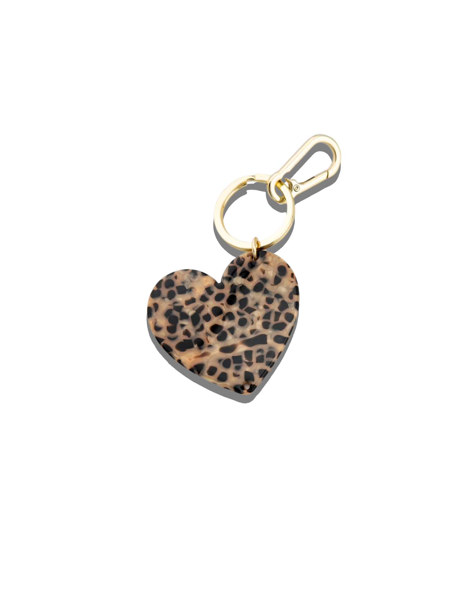 Handmade Heart Bag Charm + Keychain | Eco-Friendly
