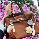 Handmade Heart Bag Charm + Keychain | Eco-Friendly