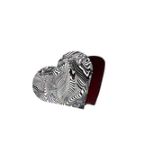 Animal Print Heart Acetate Claw Hair Clip | Eco-Friendly
