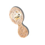 Hand-painted Seashell Handbag Hero Brush | Eco-Friendly