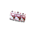 Hand-Painted Extra Lucky Cats French Barrette Hair Clip | Eco-Friendly