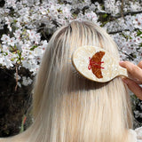 Hand-painted Bow Croissant Amazing Hair Day Brush | Eco-Friendly