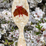 Hand-painted Bow Croissant Amazing Hair Day Brush | Eco-Friendly