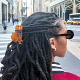 Hand-Painted Mini Goldendoodle Claw Hair Clip | Eco-Friendly