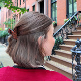 Hand-Painted Mini Dachshund Claw Hair Clip | Eco-Friendly