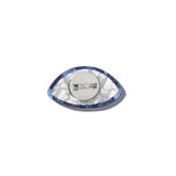 Hand-painted Evil Eye Brooch Pin
