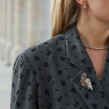 Hand-painted Pigeon Brooch Pin