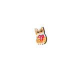 Hand-painted Kitten Brooch Pin
