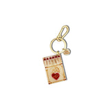 Hand-painted Matchbox Bag Charm + Keychain | Eco-Friendly