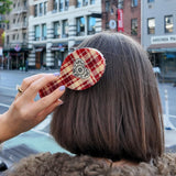 Hand-painted Paisley Heart Handbag Hero Brush | Eco-Friendly