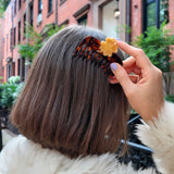 Hand-painted Lucky Clover Pocket Comb