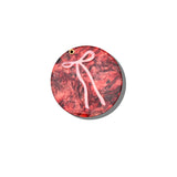 Hand-painted Bow Compact Mirror | Eco-Friendly