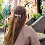 Hand-Painted Magnolia French Barrette Hair Clip | Eco-Friendly