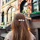 Hand-Painted Magnolia French Barrette Hair Clip | Eco-Friendly