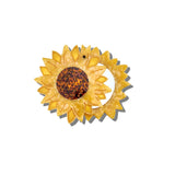 Hand-painted Sunflower Compact Mirror