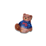 Hand-painted Apres Ski Teddy Bear Claw Hair Clip | Eco-Friendly