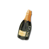 Hand-painted Champagne Claw Hair Clip | Eco-Friendly