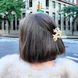 Hand-painted Celestial Stars Claw Hair Clip | Eco-Friendly