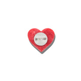 Hand-painted Paisley Heart Brooch Pin