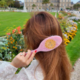 Hand-painted Celestial Sun Brush | Eco-Friendly