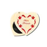 Hand-painted Locket Compact Mirror | Eco-Friendly