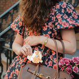 Hand-painted Mama Heart Crossbody Phone Chain
