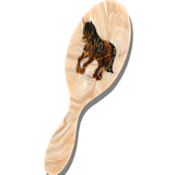 Hand-painted Wild Horse Brush | Eco-Friendly
