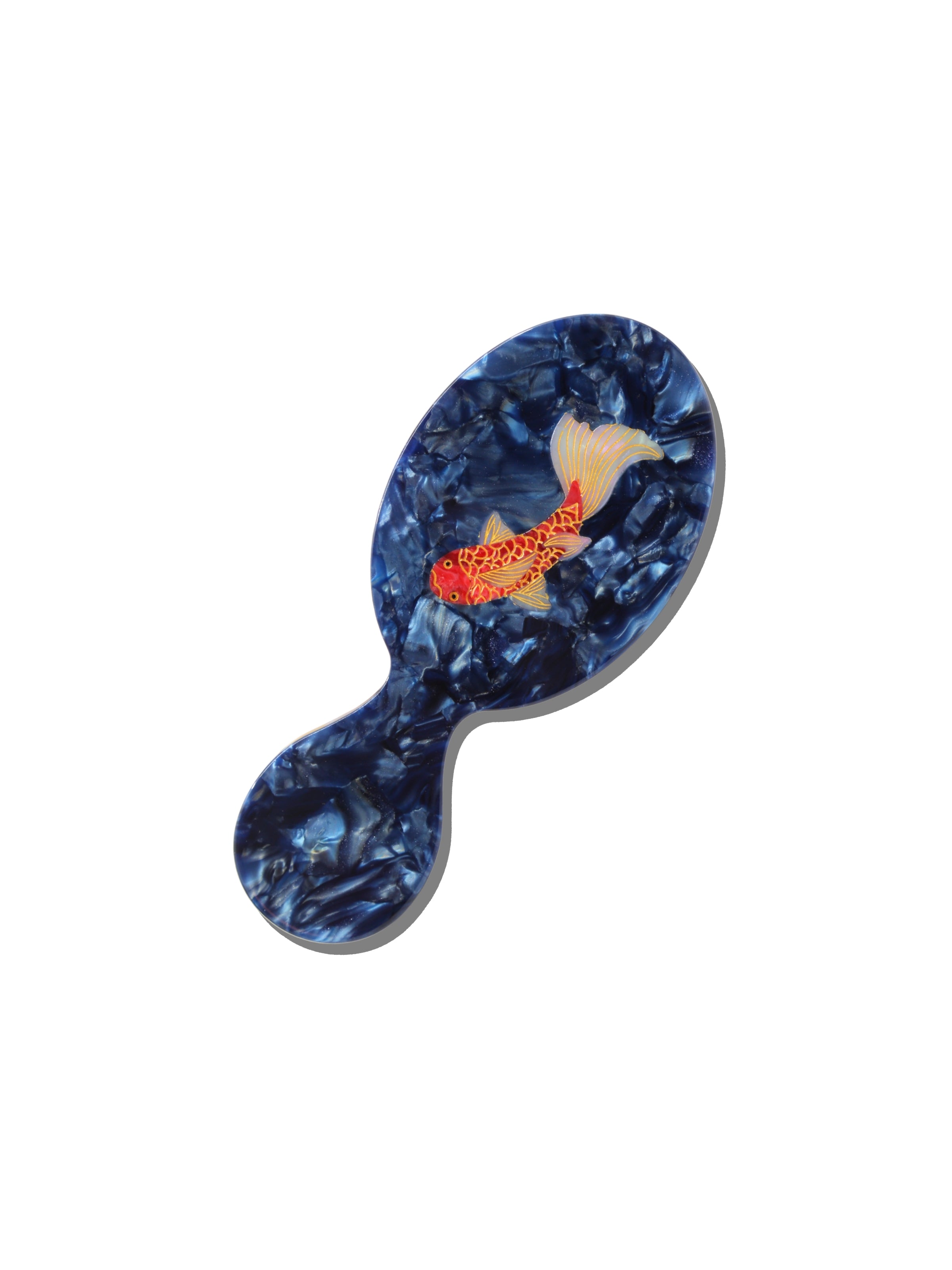 Hand-painted Koi Fish Brush | Eco-Friendly