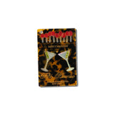 Hand-painted Martini Matchbox Compact Mirror | Eco-Friendly