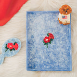 Hand-painted Red Poppy Inlay Heirloom Tray