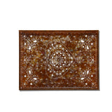 Hand-painted Paisley Inlay Heirloom Tray