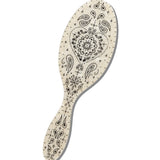 Hand-painted Cream Paisley Brush | Eco-Friendly