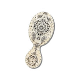 Hand-painted Cream Paisley Brush | Eco-Friendly