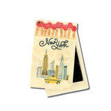 Hand-painted New York Skyline Matchbox Compact Mirror | Eco-Friendly