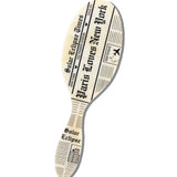 Hand-painted Newspaper Brush | Eco-Friendly