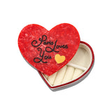 Hand-painted Paris Loves You Heart Jewelry Box