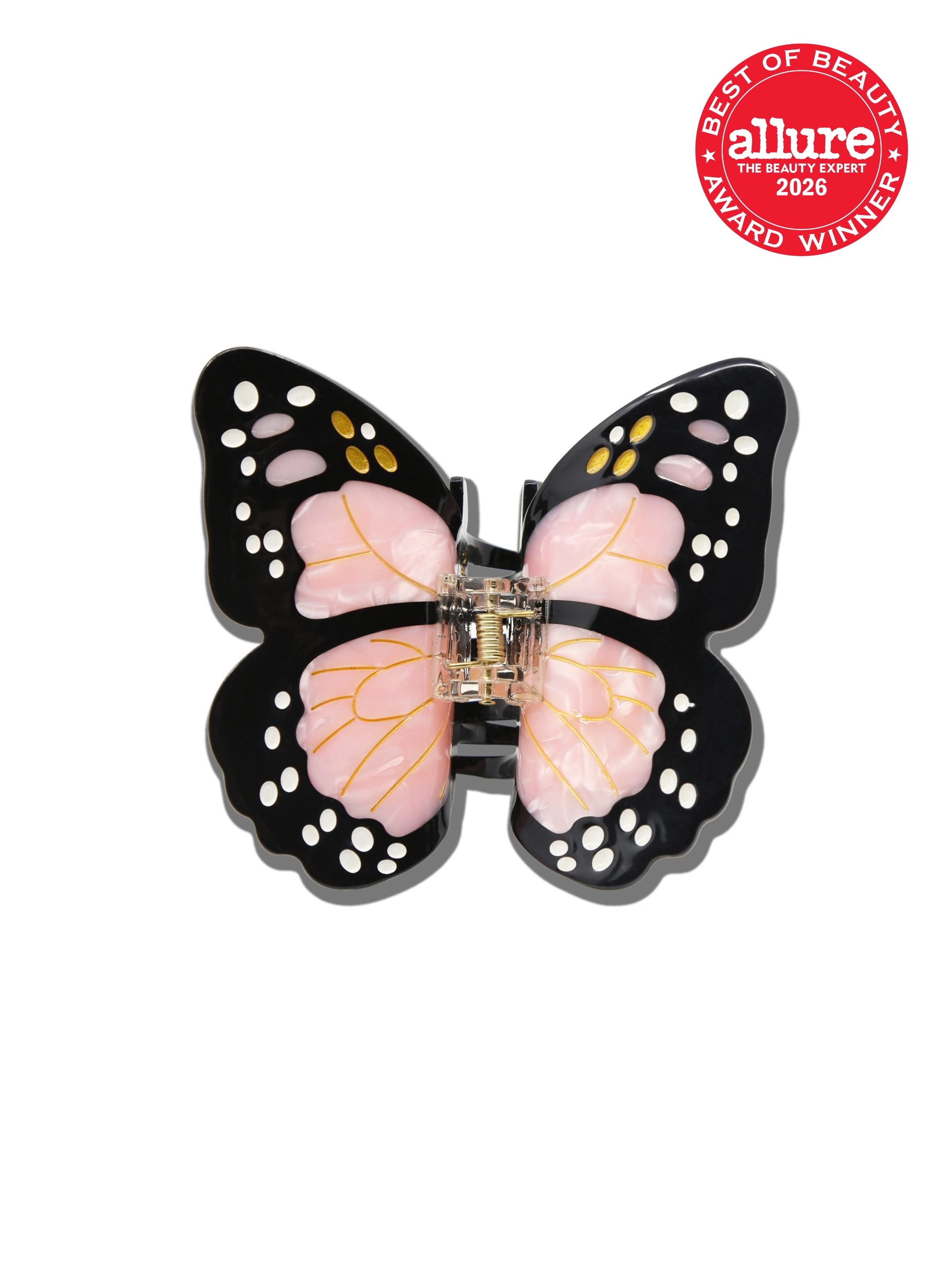 Hand-painted Monarch Butterfly Claw Hair Clip | Eco-Friendly