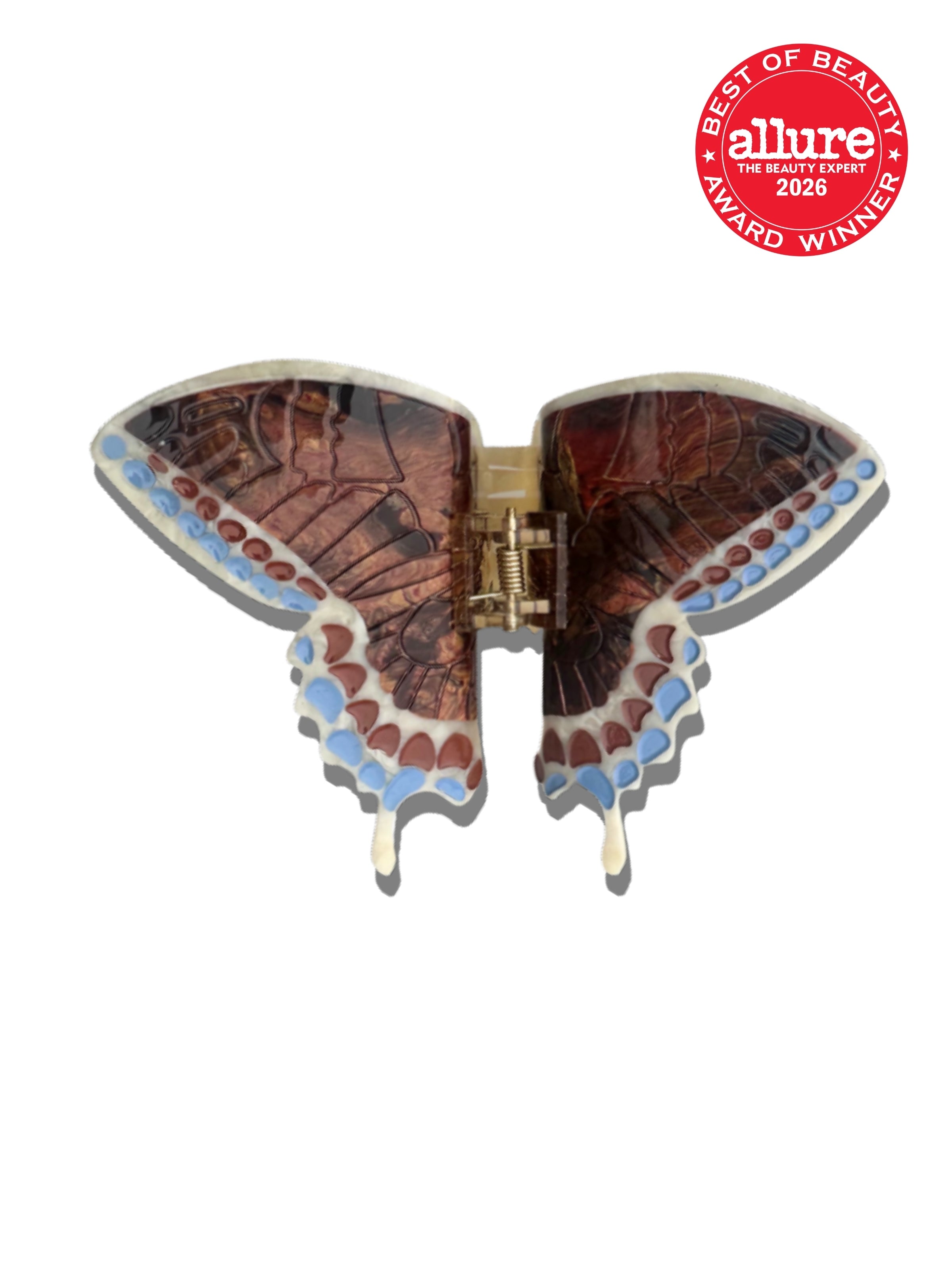 Hand-Painted Swallowtail Butterfly Claw Hair Clip | Eco-Friendly
