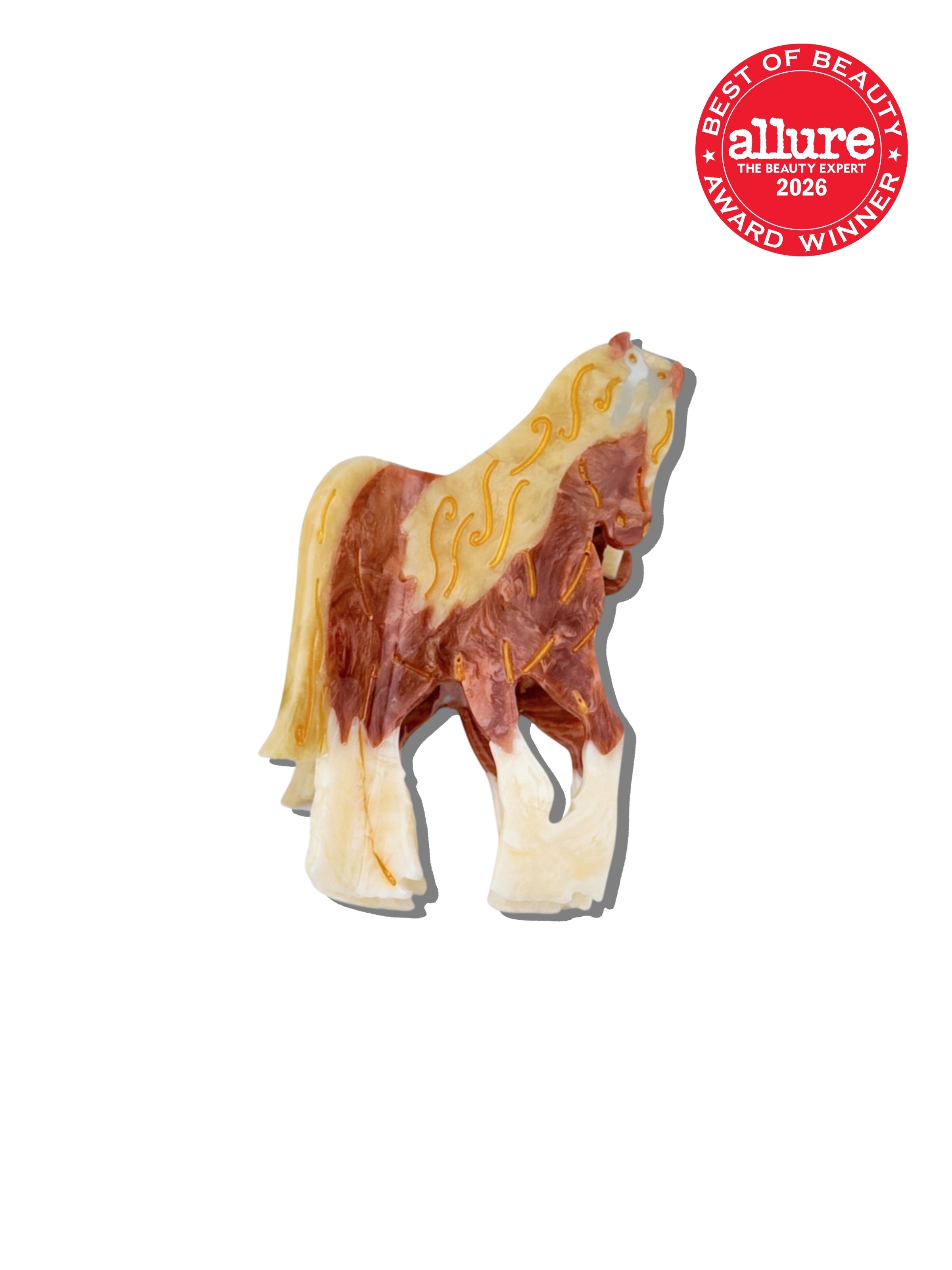 Hand-painted Horse Claw Hair Clip | Eco-Friendly
