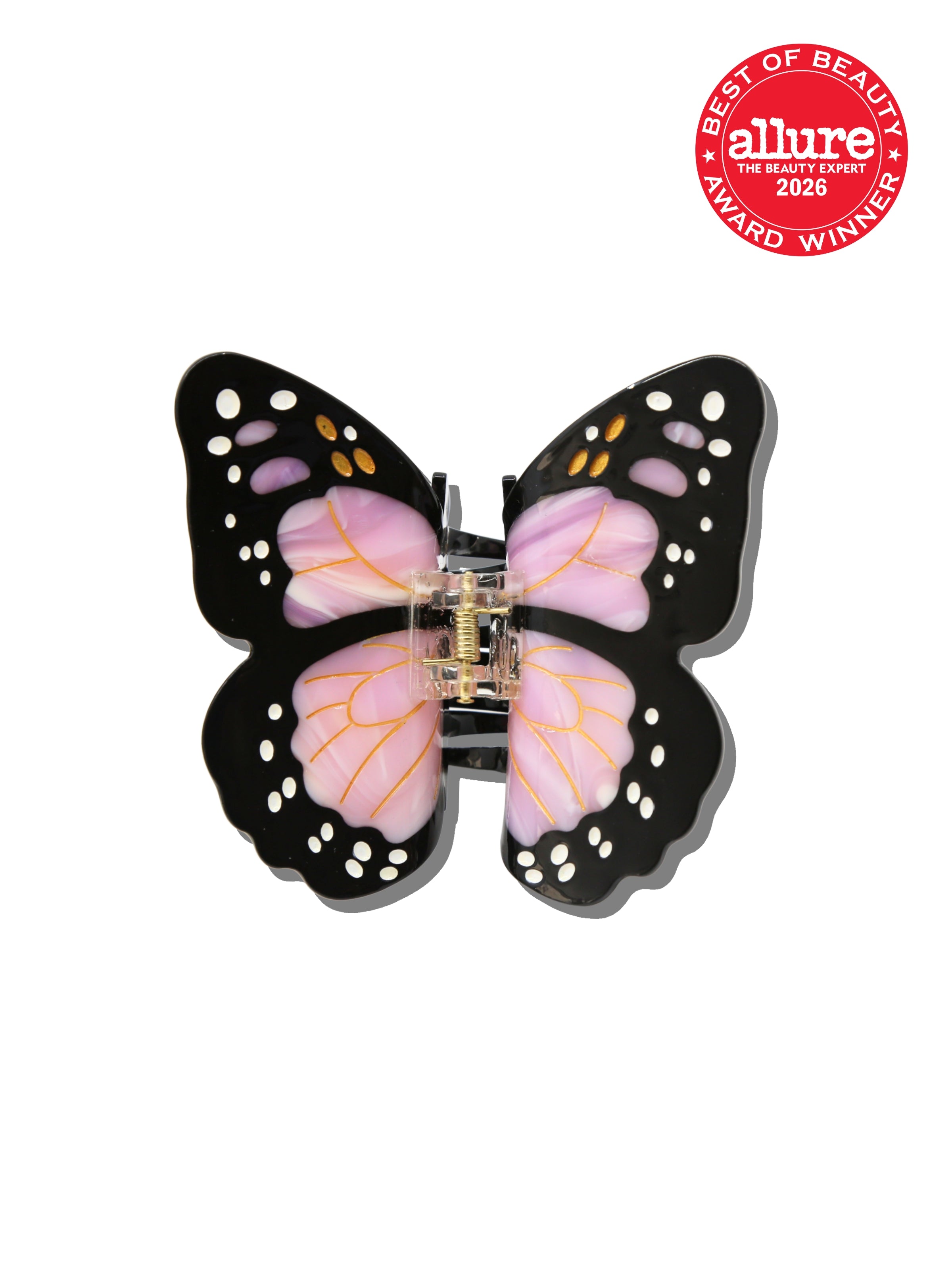 Hand-painted Monarch Butterfly Claw Hair Clip | Eco-Friendly