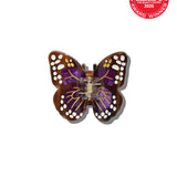 Hand-painted Mini Boho Monarch Claw Hair Clip | Eco-Friendly