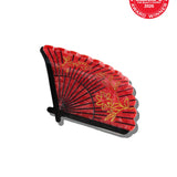 Hand-painted Vintage Fan Claw Hair Clip | Eco-Friendly