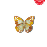 Hand-painted Mini Boho Monarch Claw Hair Clip | Eco-Friendly