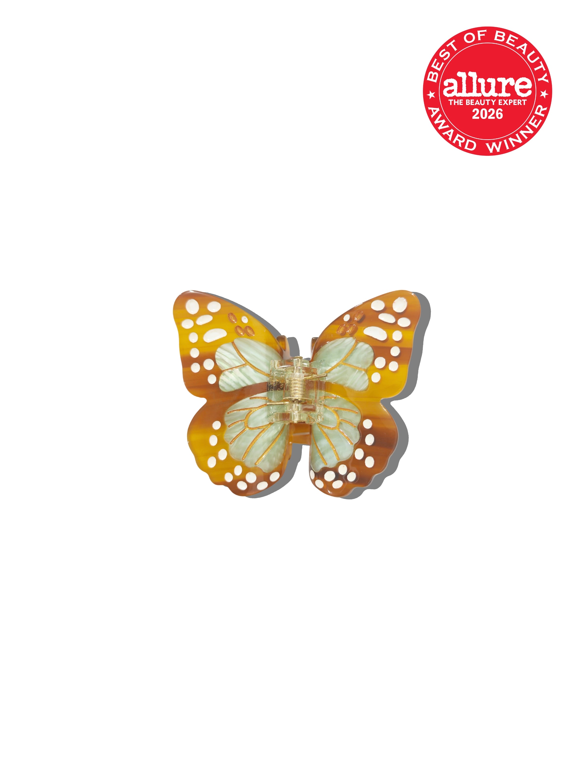 Hand-painted Mini Boho Monarch Claw Hair Clip | Eco-Friendly