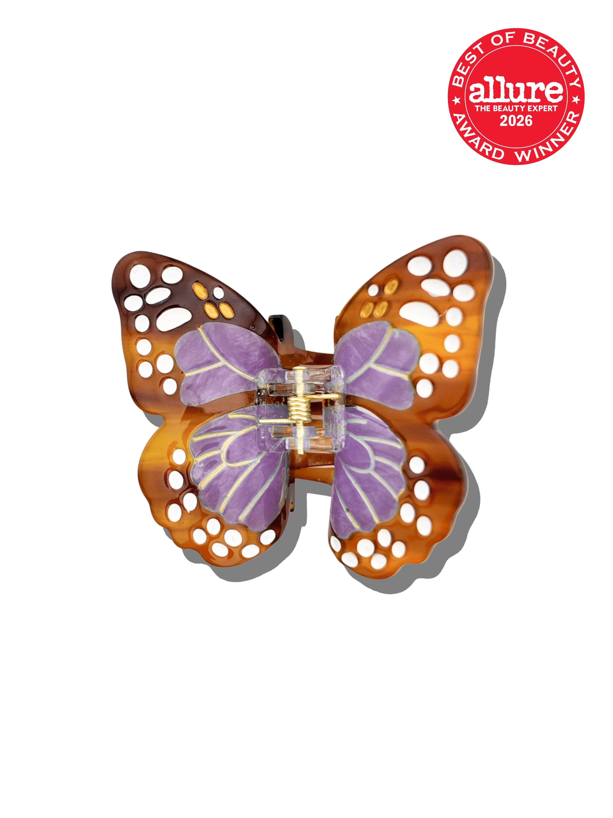 Hand-painted Boho Monarch Claw Hair Clip | Eco-Friendly