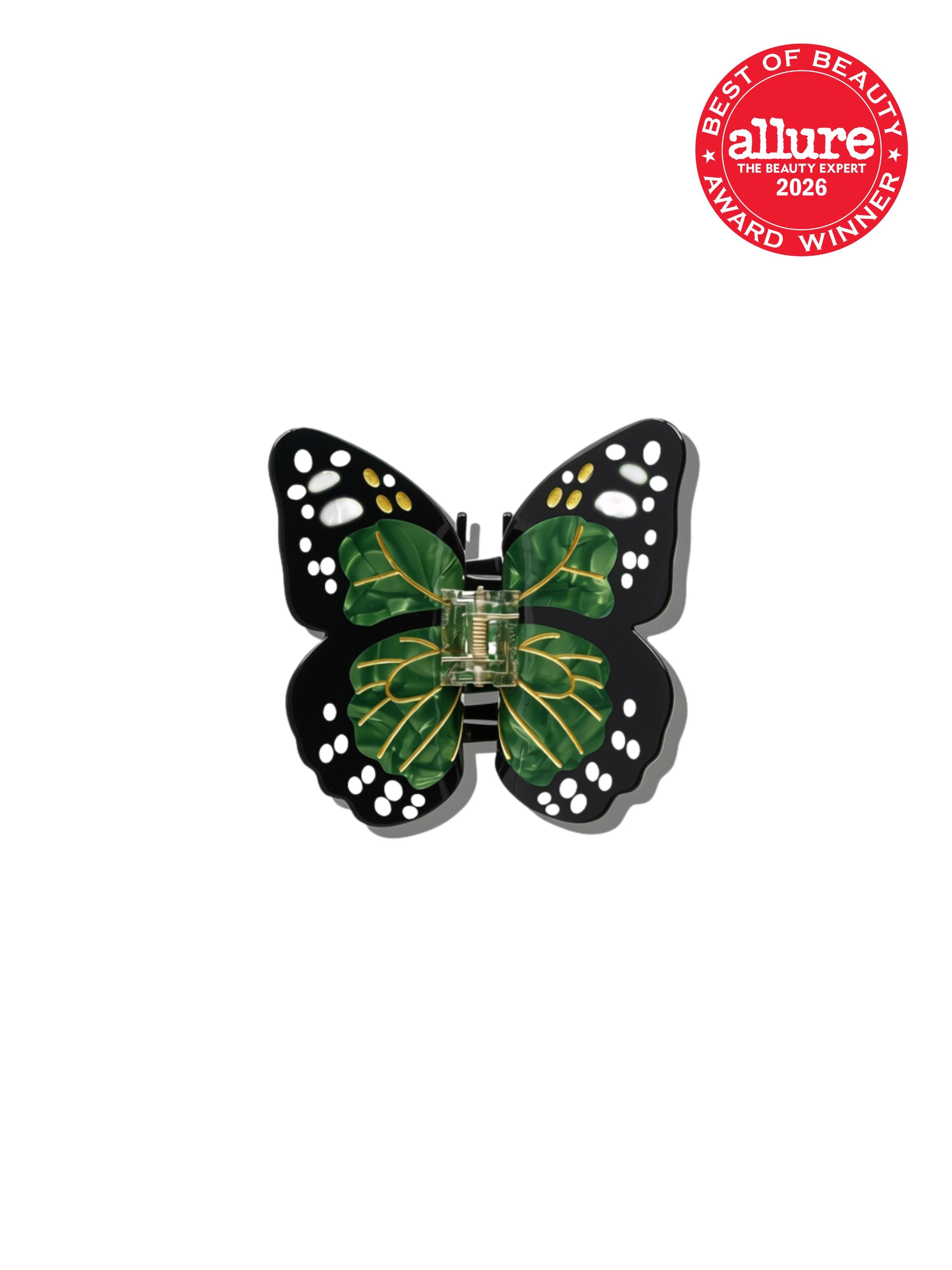 Hand-painted Mini Monarch Butterfly Claw Hair Clip | Eco-Friendly