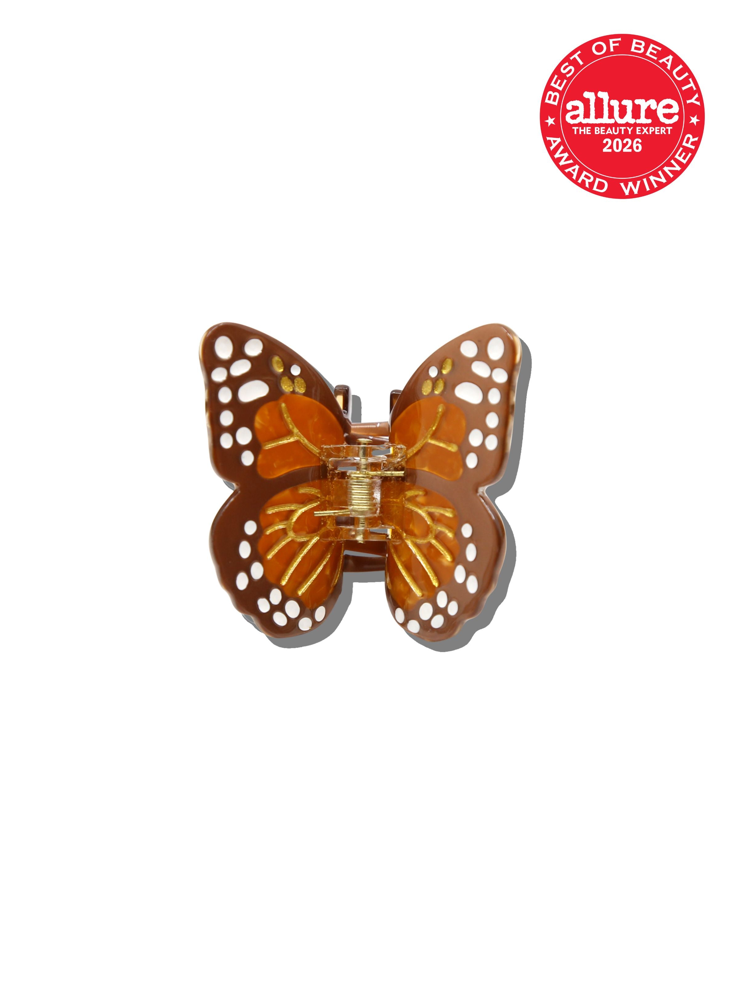 Hand-painted Mini Monarch Butterfly Claw Hair Clip | Eco-Friendly
